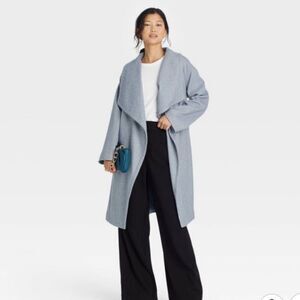 Women's Knit Wrap Coat - A New Day